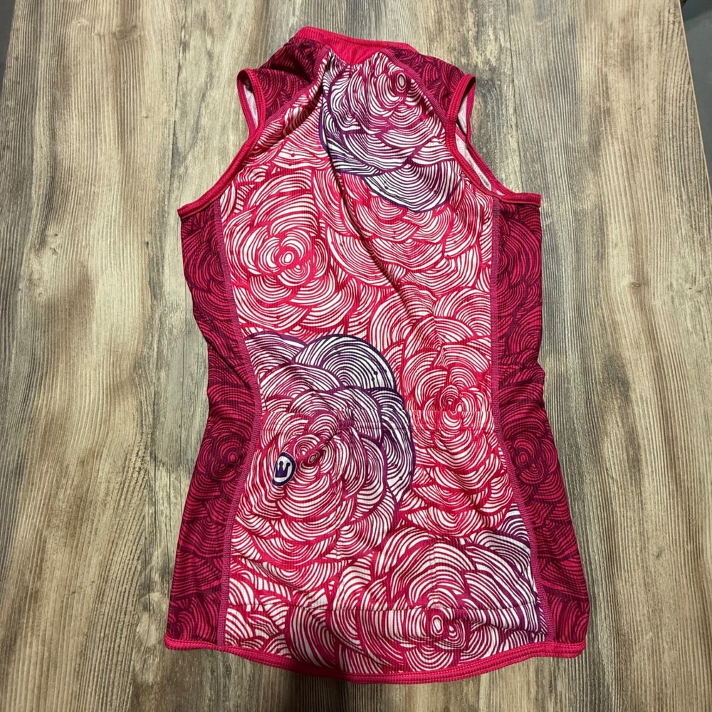 Canari Cycling Jersey Pink Purple Swirl Floral Gorpcore